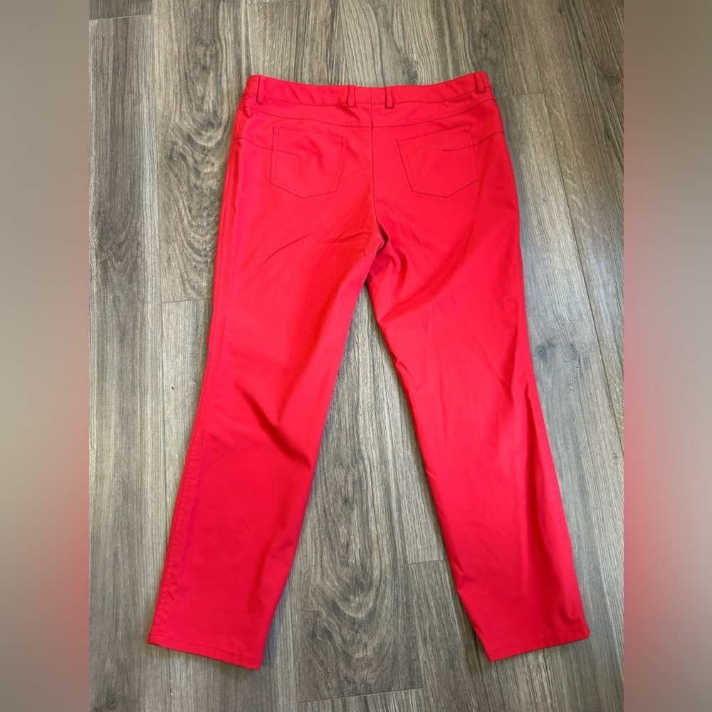 ESCADA Straight Leg red Pants sz 44